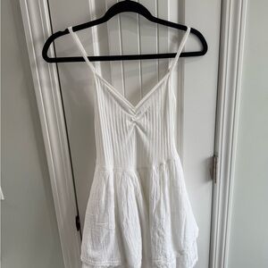 aerie White Mini Sundress